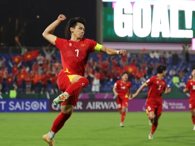 Đình Bắc ‘gây bão’ U23 châu Á: Siêu phẩm đánh đầu ngược tranh danh hiệu bàn thắng đẹp nhất giải