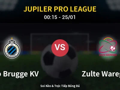Kết Quả: Club Brugge KV 4-3 Zulte Waregem – Highlight & Bàn Thắng | Jupiler Pro League