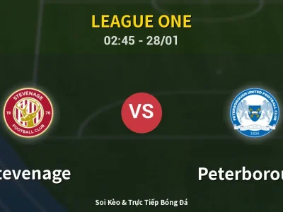 Kết Quả: Stevenage 1-0 Peterborough – Highlight & Bàn Thắng | League One