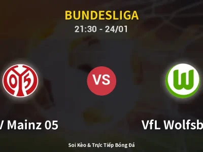Soi Kèo FSV Mainz 05 vs VfL Wolfsburg – 21:30 24/01 | Nhận Định, Dự Đoán Tỷ Số