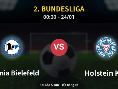 Kết Quả: Arminia Bielefeld 2-2 Holstein Kiel – Highlight & Bàn Thắng | 2. Bundesliga