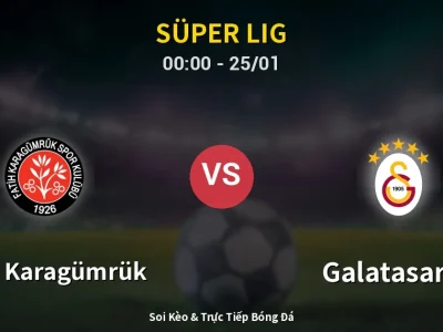 Kết Quả: Fatih Karagümrük 1-3 Galatasaray – Highlight & Bàn Thắng | Süper Lig