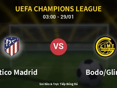 Kết Quả: Atletico Madrid 1-2 Bodo/Glimt – Highlight & Bàn Thắng | UEFA Champions League