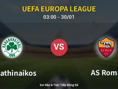 Kết Quả: Panathinaikos 1-1 AS Roma – Highlight & Bàn Thắng | UEFA Europa League