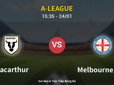 Kết Quả: Macarthur 6-2 Melbourne City – Highlight & Bàn Thắng | A-League
