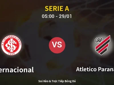 Kết Quả: Internacional 0-1 Atletico Paranaense – Highlight & Bàn Thắng | Serie A