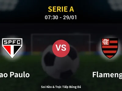 Kết Quả: Sao Paulo 2-1 Flamengo – Highlight & Bàn Thắng | Serie A