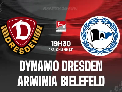 Dynamo Dresden vs Arminia Bielefeld: Cuộc đối đầu sinh tử, ai sẽ thoát khỏi vũng lầy?