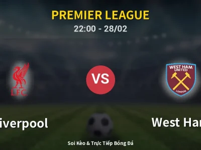 Soi Kèo Liverpool vs West Ham – 22:00 28/02 | Nhận Định, Dự Đoán Tỷ Số