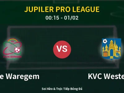 Kết Quả: Zulte Waregem 0-1 KVC Westerlo – Highlight & Bàn Thắng | Jupiler Pro League
