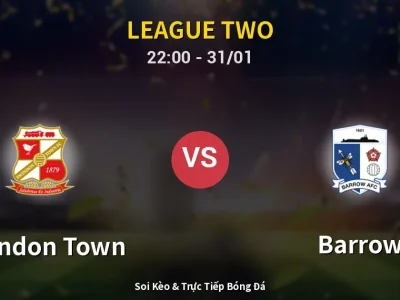 Soi Kèo Swindon Town vs Barrow – 22:00 31/01 | Nhận Định, Dự Đoán Tỷ Số