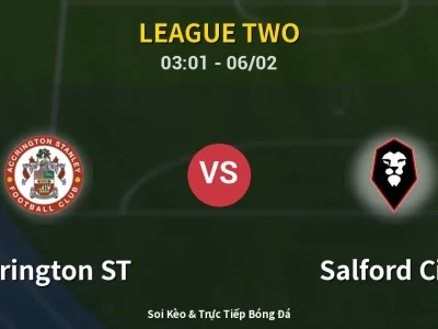 Kết Quả: Accrington ST 1-0 Salford City – Highlight & Bàn Thắng | League Two