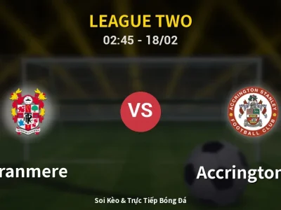 Kết Quả: Tranmere 0-1 Accrington ST – Highlight & Bàn Thắng | League Two