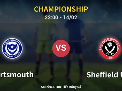 Soi Kèo Portsmouth vs Sheffield Utd – 22:00 14/02 | Nhận Định, Dự Đoán Tỷ Số