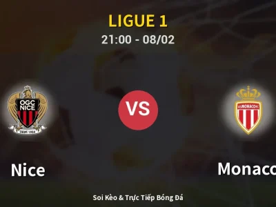 🔴 Trực Tiếp: Nice 0-0 Monaco – Link Xem Ligue 1 (Full HD)