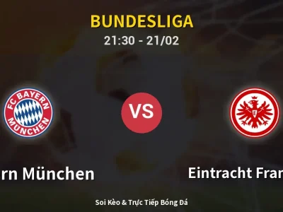 🔴 Trực Tiếp: Bayern München 2-0 Eintracht Frankfurt – Link Xem Bundesliga (Full HD)