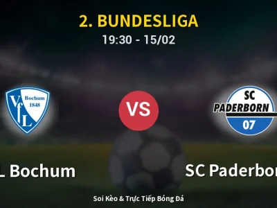 Kết Quả: VfL Bochum 0-0 SC Paderborn 07 – Highlight & Bàn Thắng | 2. Bundesliga
