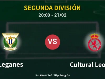 Kết Quả: Leganes 1-1 Cultural Leonesa – Highlight & Bàn Thắng | Segunda División
