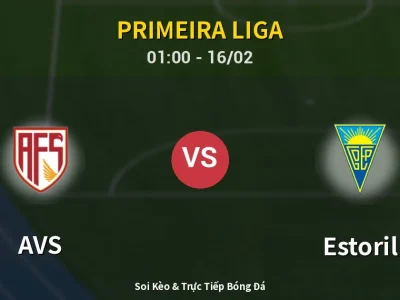 Kết Quả: AVS 3-0 Estoril – Highlight & Bàn Thắng | Primeira Liga