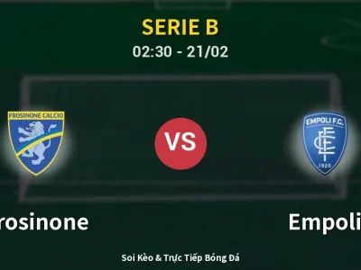 Kết Quả: Frosinone 2-2 Empoli – Highlight & Bàn Thắng | Serie B