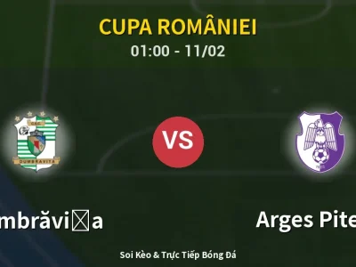 Kết Quả: Dumbrăviţa 1-2 Arges Pitesti – Highlight & Bàn Thắng | Cupa României