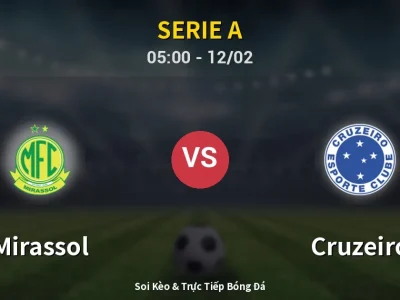 Kết Quả: Mirassol 2-2 Cruzeiro – Highlight & Bàn Thắng | Serie A