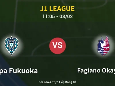Kết Quả: Avispa Fukuoka 1-1 Fagiano Okayama – Highlight & Bàn Thắng | J1 League