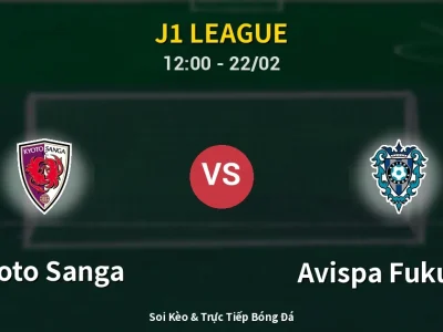 Kết Quả: Kyoto Sanga 2-0 Avispa Fukuoka – Highlight & Bàn Thắng | J1 League