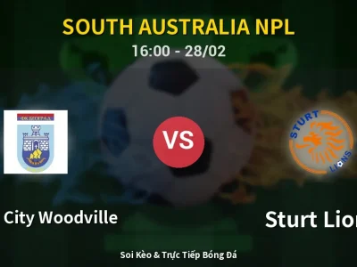 Soi Kèo White City Woodville vs Sturt Lions – 16:00 28/02 | Nhận Định, Dự Đoán Tỷ Số