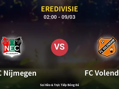 Kết Quả: NEC Nijmegen 3-0 FC Volendam – Highlight & Bàn Thắng | Eredivisie