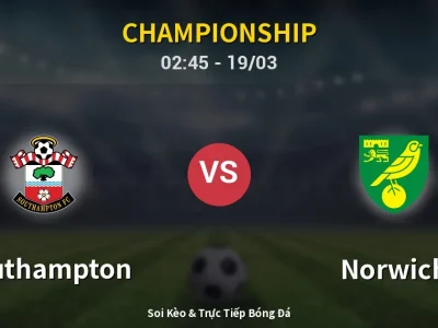 Kết Quả: Southampton 1-0 Norwich – Highlight & Bàn Thắng | Championship