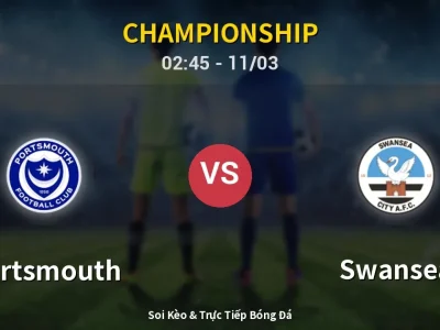 Kết Quả: Portsmouth 1-2 Swansea – Highlight & Bàn Thắng | Championship