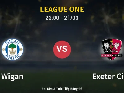 Soi Kèo Wigan vs Exeter City – 22:00 21/03 | Nhận Định, Dự Đoán Tỷ Số