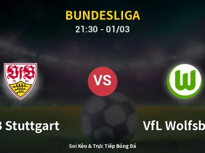 🔴 Trực Tiếp: VfB Stuttgart 3-0 VfL Wolfsburg – Link Xem Bundesliga (Full HD)