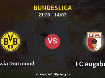🔴 Trực Tiếp: Borussia Dortmund 1-0 FC Augsburg – Link Xem Bundesliga (Full HD)