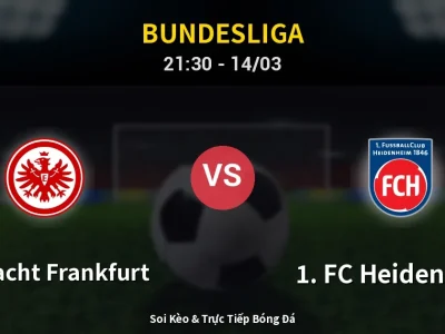 🔴 Trực Tiếp: Eintracht Frankfurt 0-0 1. FC Heidenheim – Link Xem Bundesliga (Full HD)