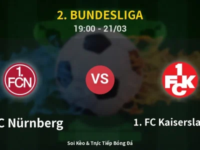 Soi Kèo 1. FC Nürnberg vs 1. FC Kaiserslautern – 19:00 21/03 | Nhận Định, Dự Đoán Tỷ Số