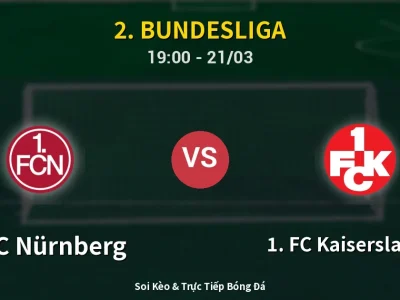 Soi Kèo 1. FC Nürnberg vs 1. FC Kaiserslautern – 19:00 21/03 | Nhận Định, Dự Đoán Tỷ Số