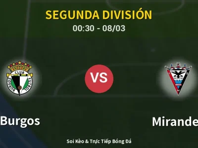 Kết Quả: Burgos 2-0 Mirandes – Highlight & Bàn Thắng | Segunda División