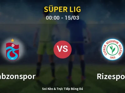 Kết Quả: Trabzonspor 1-0 Rizespor – Highlight & Bàn Thắng | Süper Lig