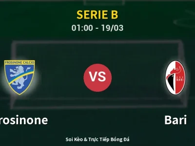 Kết Quả: Frosinone 2-1 Bari – Highlight & Bàn Thắng | Serie B