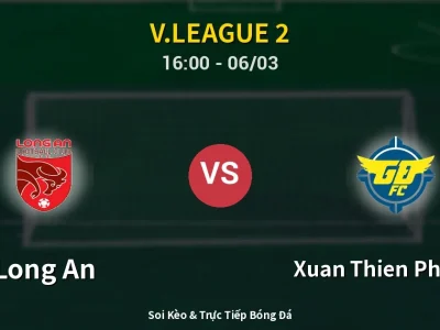 Kết Quả: Long An 1-2 Xuan Thien Phu Tho – Highlight & Bàn Thắng | V.League 2