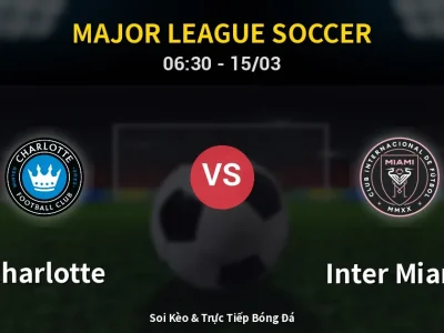 Kết Quả: Charlotte 0-0 Inter Miami – Highlight & Bàn Thắng | Major League Soccer