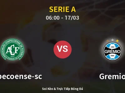Soi Kèo Chapecoense-sc vs Gremio – 06:00 17/03 | Nhận Định, Dự Đoán Tỷ Số