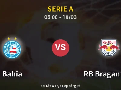 Kết Quả: Bahia 2-0 RB Bragantino – Highlight & Bàn Thắng | Serie A