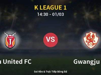 Kết Quả: Jeju United FC 0-0 Gwangju FC – Highlight & Bàn Thắng | K League 1