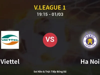 Kết Quả: Viettel 1-0 Ha Noi – Highlight & Bàn Thắng | V.League 1