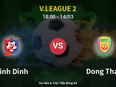 Kết Quả: Binh Dinh 3-1 Dong Thap – Highlight & Bàn Thắng | V.League 2