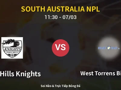 Kết Quả: Para Hills Knights 2-2 West Torrens Birkalla – Highlight & Bàn Thắng | South Australia NPL