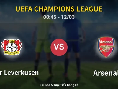 Kết Quả: Bayer Leverkusen 1-1 Arsenal – Highlight & Bàn Thắng | UEFA Champions League
